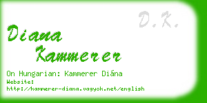 diana kammerer business card