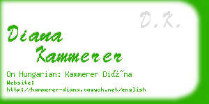 diana kammerer business card